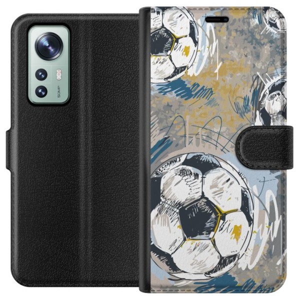 Xiaomi 12 Plånboksfodral Fotboll