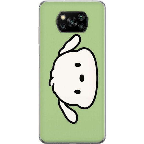 Xiaomi Poco X3 NFC Gennemsigtig cover Snoopy Flip