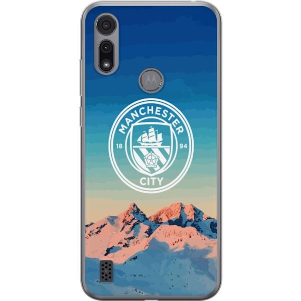 Motorola Moto E6i Gennemsigtig cover Manchester City