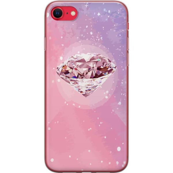 Apple iPhone SE (2020) Läpinäkyvä kuori Glitter Timantti
