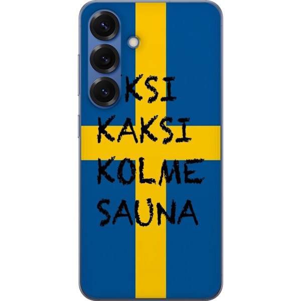 Samsung Galaxy S25+ Genomskinligt Skal Bara Bada Bastu - KAJ