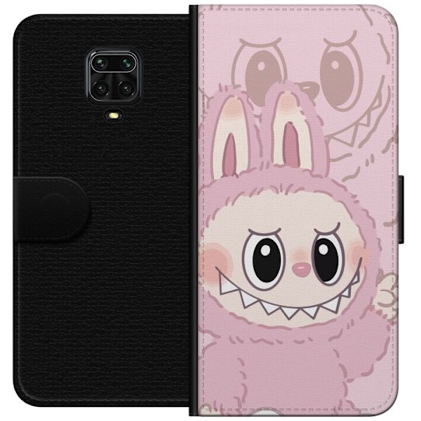 Xiaomi Redmi Note 9S Tegnebogsetui Labubu Floral Freak