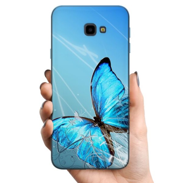 Samsung Galaxy J4+ TPU Matkapuhelimen kuori Perhonen