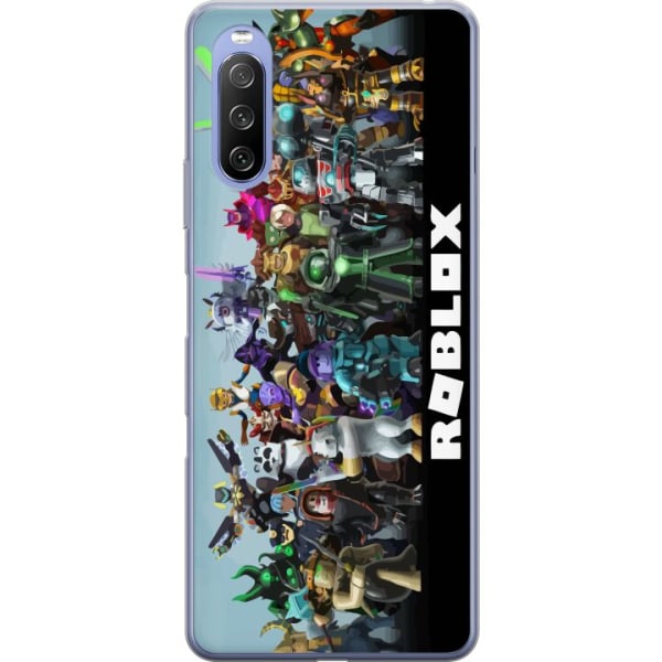 Sony Xperia 10 III Lite Gennemsigtig cover Roblox-hold