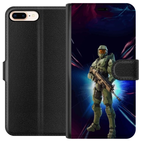 Apple iPhone 8 Plus Plånboksfodral Fortnite - Master Chief