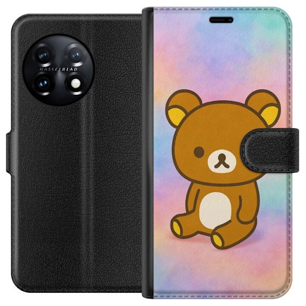 OnePlus 11 Lompakkokotelo Kawaii Sanrio Rilakkuma