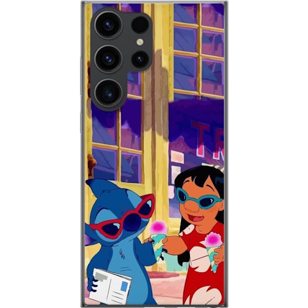 Samsung Galaxy S24 Ultra Läpinäkyvä kuori lilo ja stitch 20