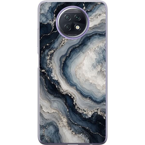 Kompatibelt Mobildeksel til Xiaomi Redmi Note 9T Nattagat blå