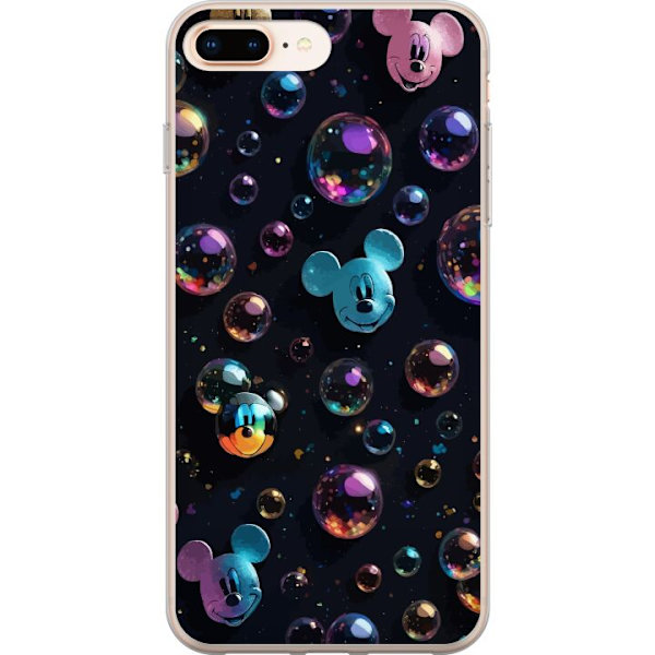 Apple iPhone 7 Plus Läpinäkyvä kuori  Mikki Hiiri Disney Kuplat Suunnittelu Hauska Motiivi Suosittu Disney-hahmo Piirrossarja Lasten Klassikko
