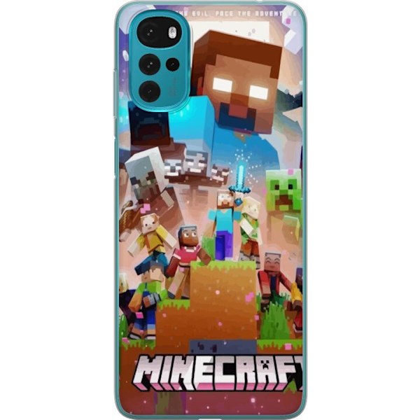 Motorola Moto G22 Läpinäkyvä kuori Minecraft