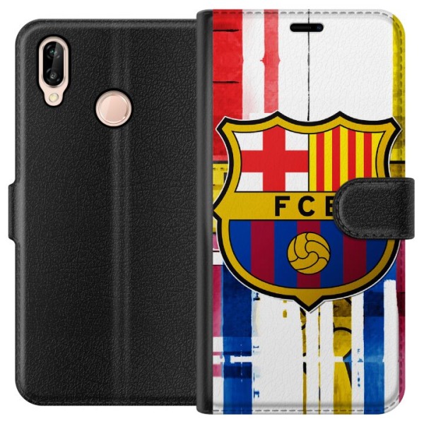 Huawei P20 lite Lompakkokotelo FC Barcelona