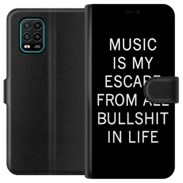 Xiaomi Mi 10 Lite 5G Tegnebogsetui Musik er mit liv