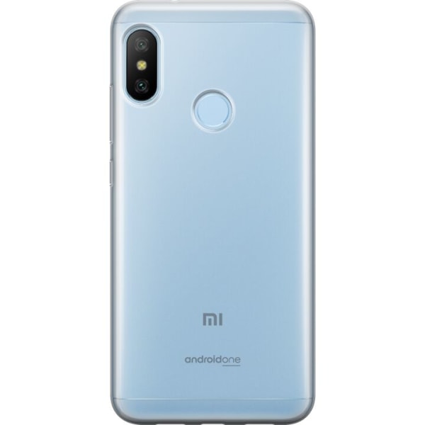 Xiaomi Mi A2 Lite Transparent Deksel TPU