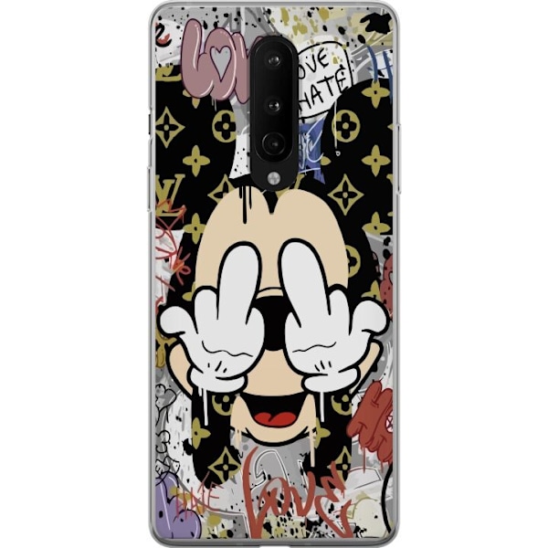 OnePlus 8 Gennemsigtig cover Mickey Mouse