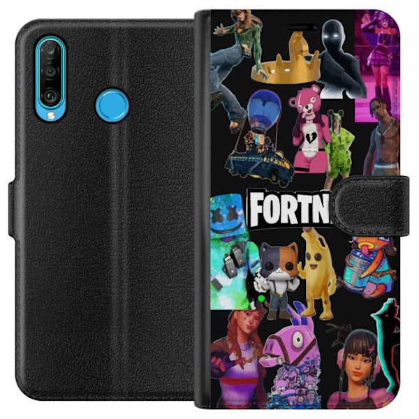 Huawei P30 lite Lompakkokotelo Fortnite