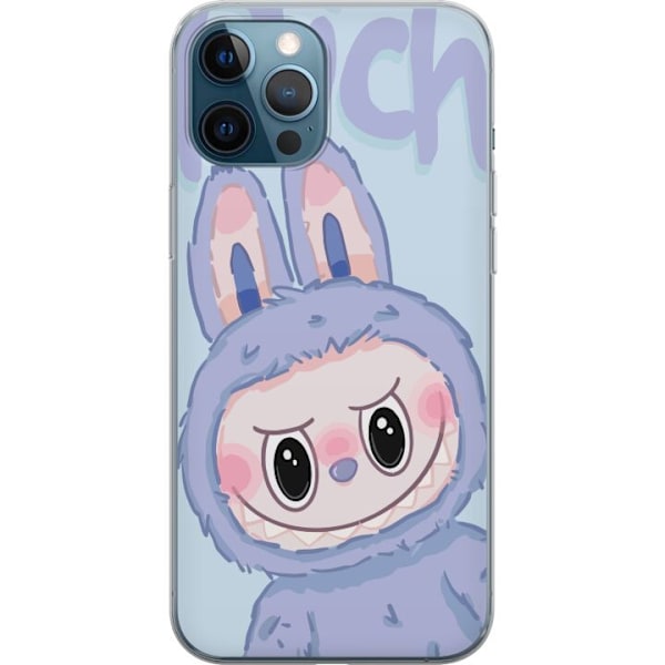 Apple iPhone 12 Pro Läpinäkyvä kuori Sininen Jänis Labubu