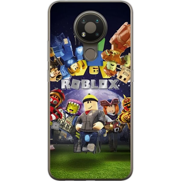 Nokia 3.4 Genomskinligt Skal Roblox Värld – Gamingäventyr för Barn & Ungdomar