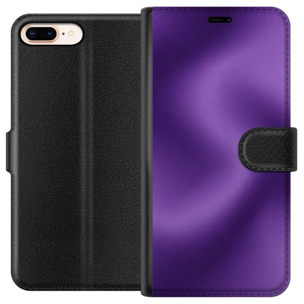 Kompatibelt Plånboksfodral till Apple iPhone 8 Plus Purple Haze lila