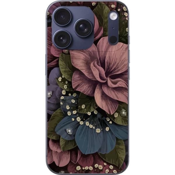 Kompatibelt Mobildeksel til Apple iPhone 17 Pro Blomster