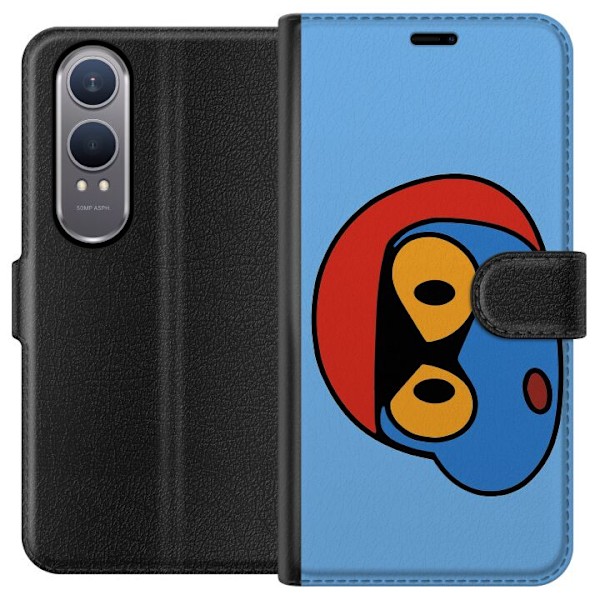 OnePlus Nord CE4 Lite Lompakkokotelo Bold Bot Head