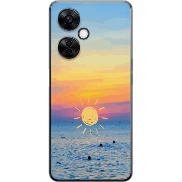 OnePlus Nord CE3 Läpinäkyvä kuori Auringonlasku