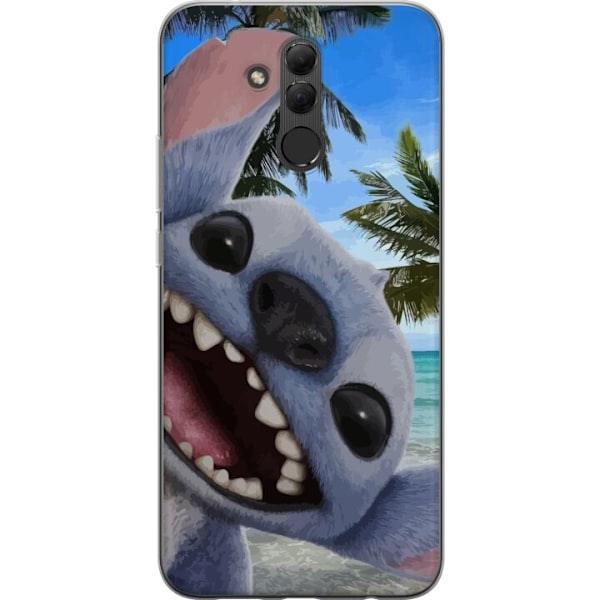 Huawei Mate 20 lite Genomskinligt Skal Stitch mobilskal med Palmer i söt vänskapsdesign