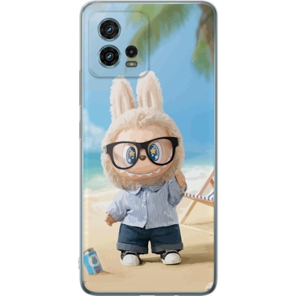 Motorola Moto G72 Läpinäkyvä kuori Labubu Tummat Unelmat