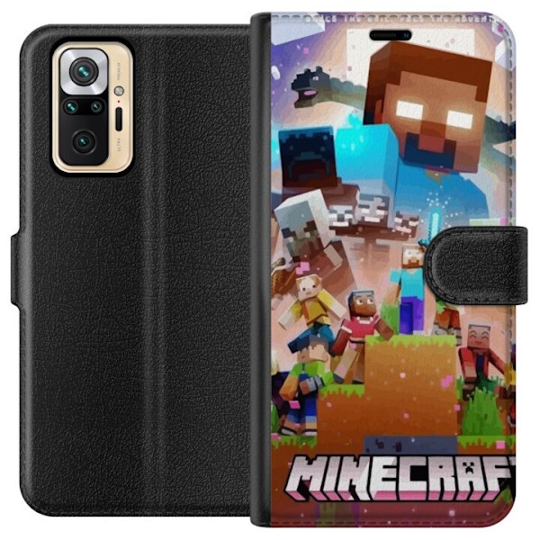 Xiaomi Redmi Note 10 Pro Plånboksfodral Minecraft