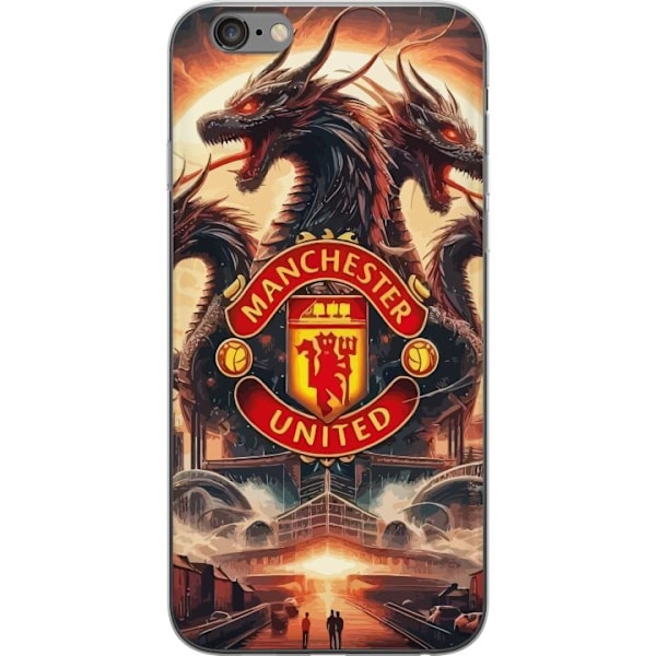 Apple iPhone 6s Plus Genomskinligt Skal Manchester United