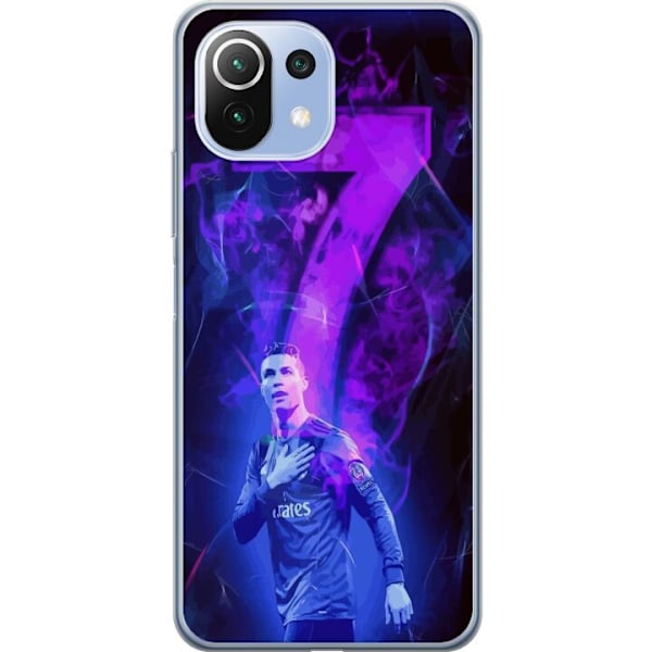 Xiaomi Mi 11 Lite Genomskinligt Skal Ronaldo 7 – Fotbollslegend i Action för Fans