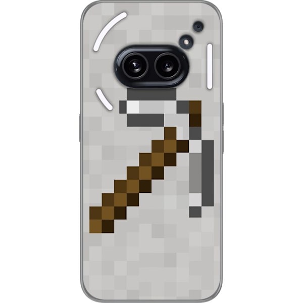 Nothing Phone (2a) Läpinäkyvä kuori Minecraft Työkalut