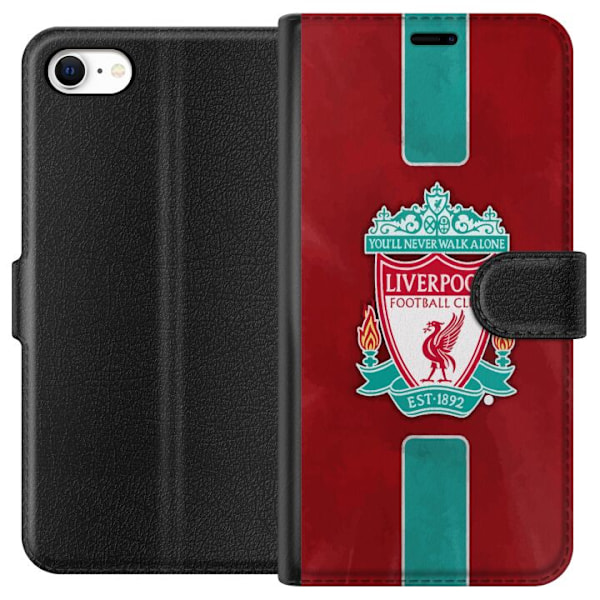 Apple iPhone 6s Plånboksfodral Liverpool FC – Klassisk Fotbollsstolthet i Rött