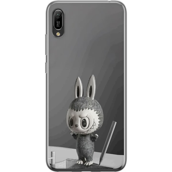 Huawei Y6 Pro (2019) Läpinäkyvä kuori Pop Mart MEGA LABUBU LABUBU Sketch 1000%