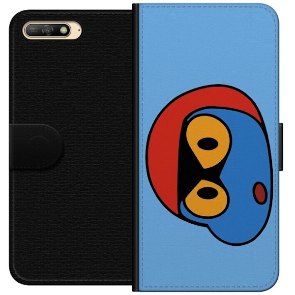Huawei Y6 (2018) Plånboksfodral Bold Bot Head