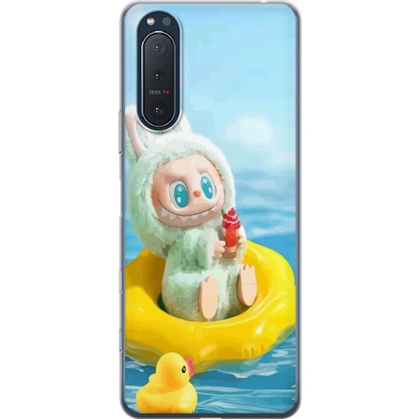 Sony Xperia 5 II Läpinäkyvä kuori Labubu Macaron-sarja