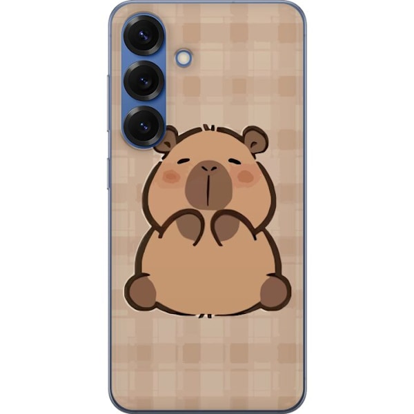 Samsung Galaxy S25+ Läpinäkyvä kuori Mobilskal kawaii capybara flera figurer japansk stil