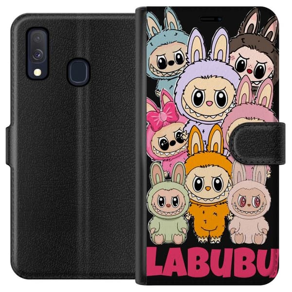 Kompatibel Tegnebogsetui til Samsung Galaxy A40 The Monster Edition kunstfigur