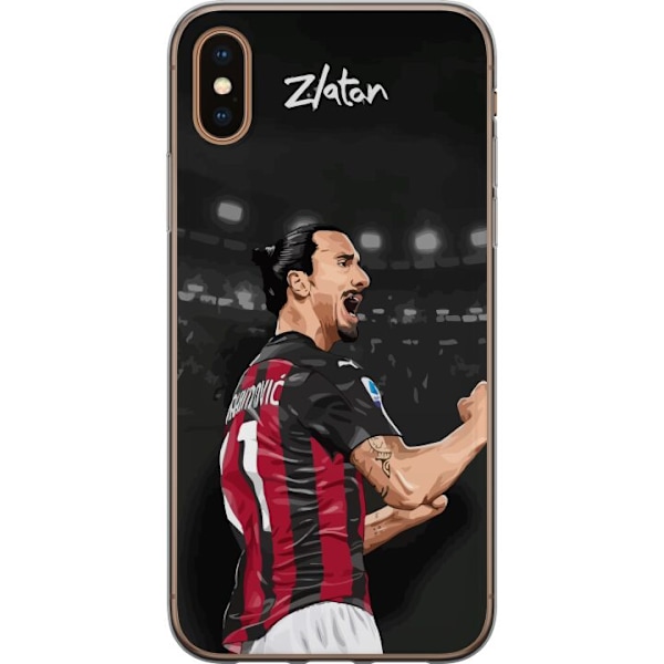 Apple iPhone XS Genomskinligt Skal Zlatan