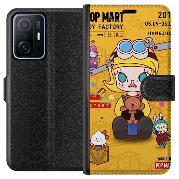 Xiaomi 11T Tegnebogsetui Legetøjsfabrik Pop Mart