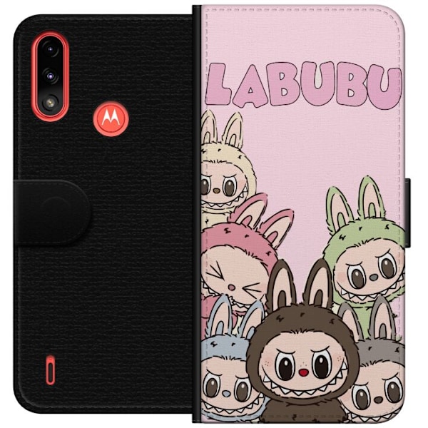 Motorola Moto E7 Power Plånboksfodral Labubu Classics