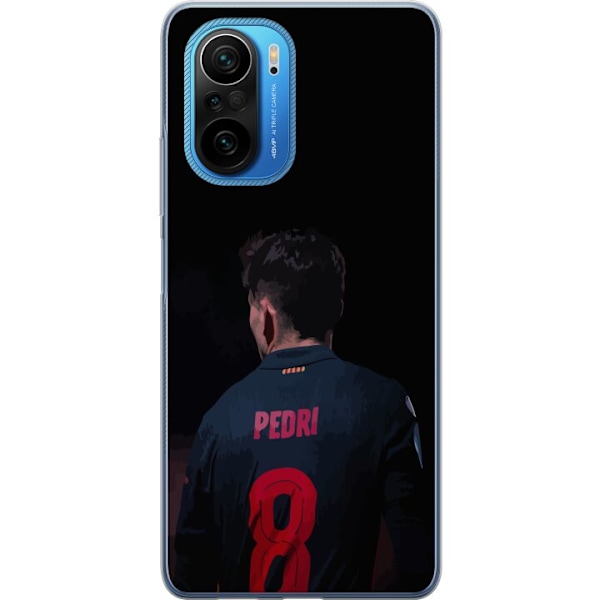 Xiaomi Poco F3 Gennemsigtig cover Pedri FC Barcelona Fodbold S