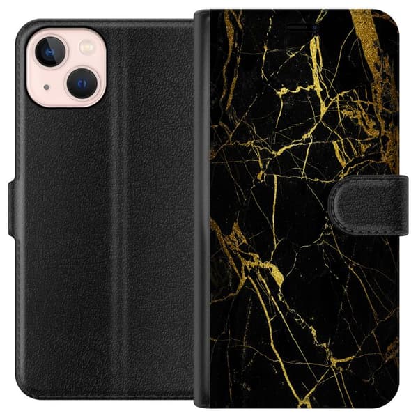 Kompatibelt Plånboksfodral till Apple iPhone 13 mini Marmor