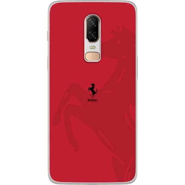 OnePlus 6 Gennemsigtig cover Ferrari