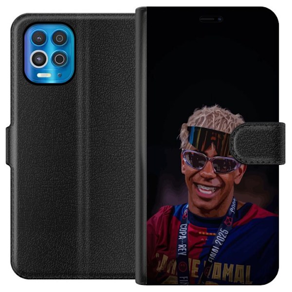 Motorola Edge S Tegnebogsetui Lamine Yamal mobiltaske i elegant sportsdesign