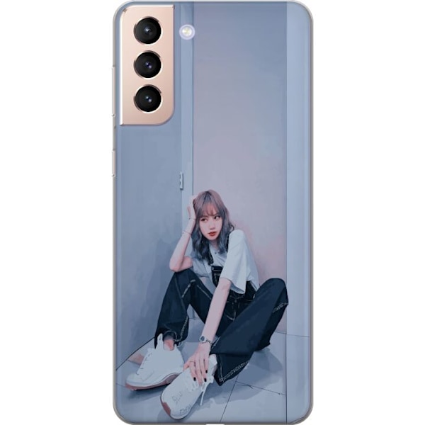 Samsung Galaxy S21 Läpinäkyvä kuori Lisa from Blackpink – K-pop Style Icon