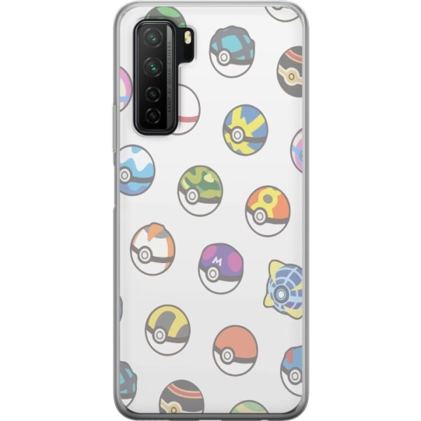 Huawei P40 lite 5G Gjennomsiktig deksel Pokemon