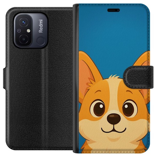 Xiaomi Redmi 12C Lommeboketui Hello Corgi