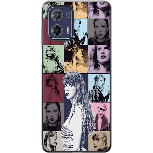 Motorola Moto G73 Gennemsigtig cover Taylor Swift