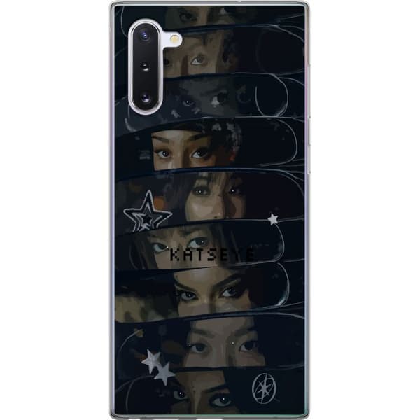 Kompatibelt Mobilskal till Samsung Galaxy Note10 KATSEYE svart