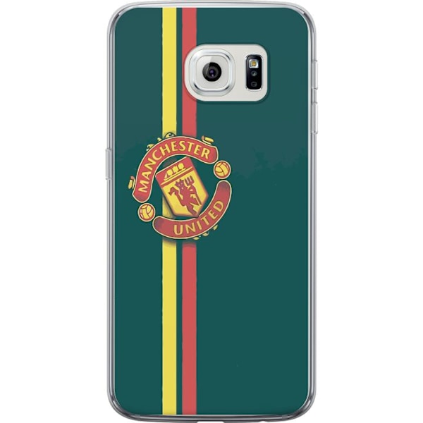 Samsung Galaxy S6 edge Läpinäkyvä kuori Manchester United F